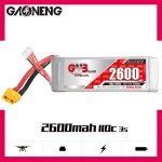 Hot Sales GAONENG GNB 2600MAH 3S 11.1V 110C XT60 LiPo Battery Lithium Polymer RC Air FPV Drone UAV Air Wing